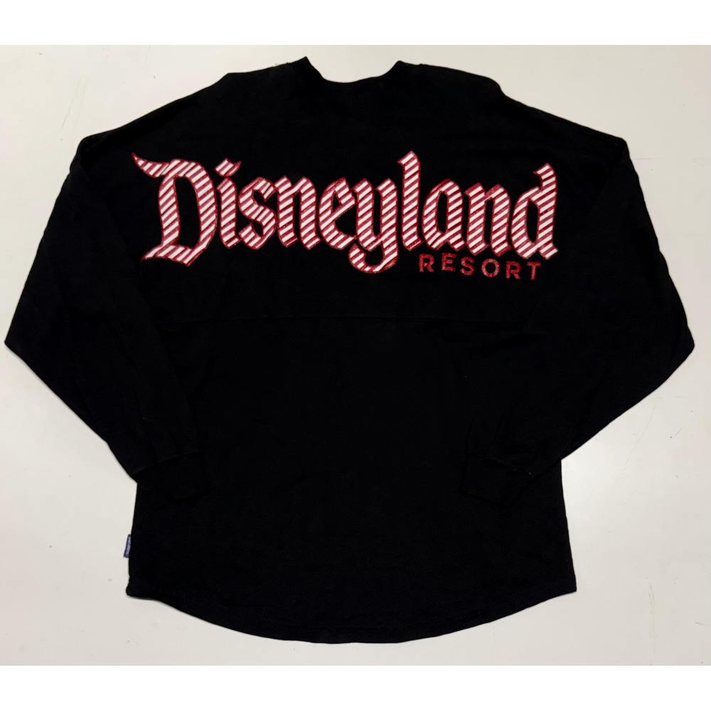 Disney Spirit Jersey 2019 Disneyland Christmas Mickey Mouse Large Candy Cane